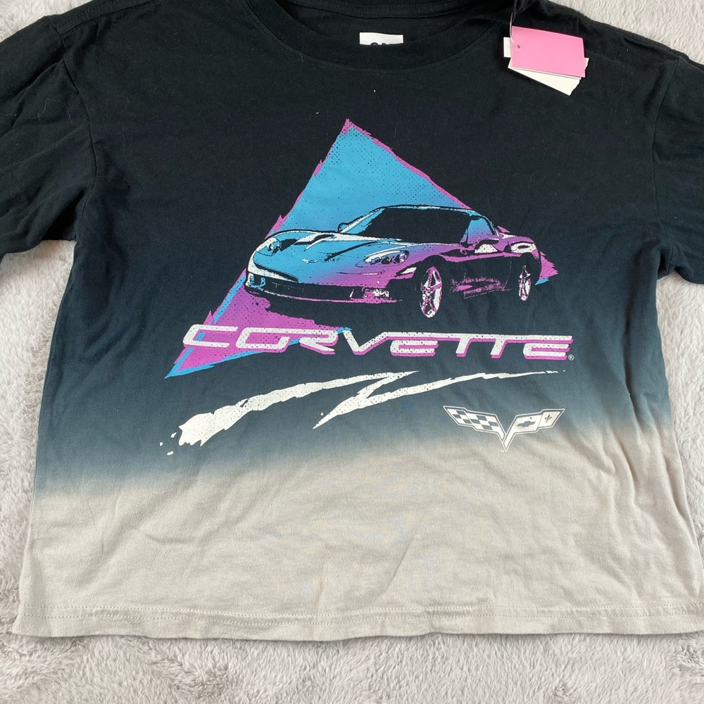 (5/$25) NEW Target GM Cropped Corvette Graphic Lon - Picture 5 of 6